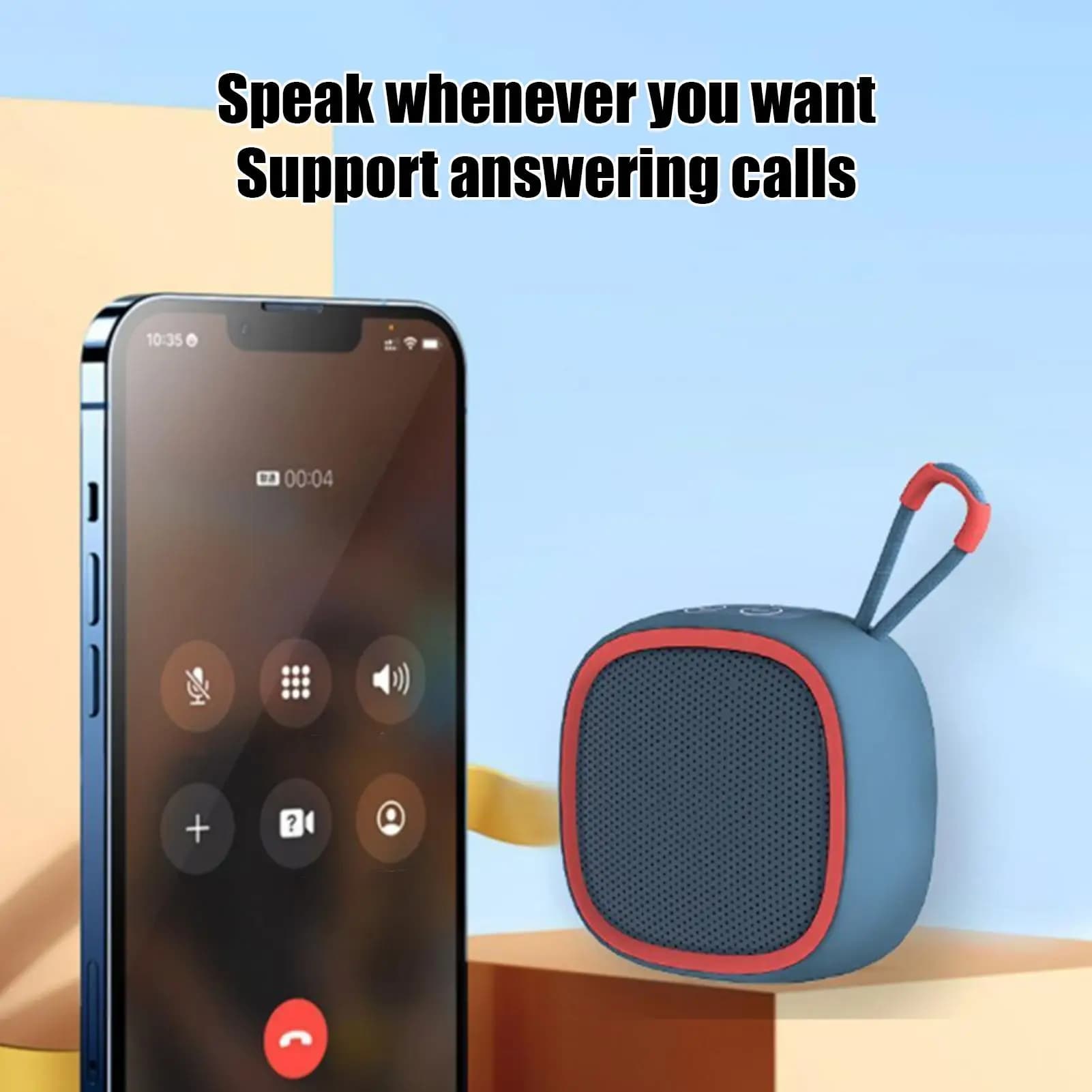 Lightweight Waterproof Speaker for Travel Adventures