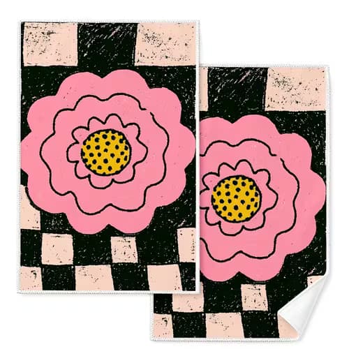 Charming Floral Dish Cloths for Effortless Cleaning