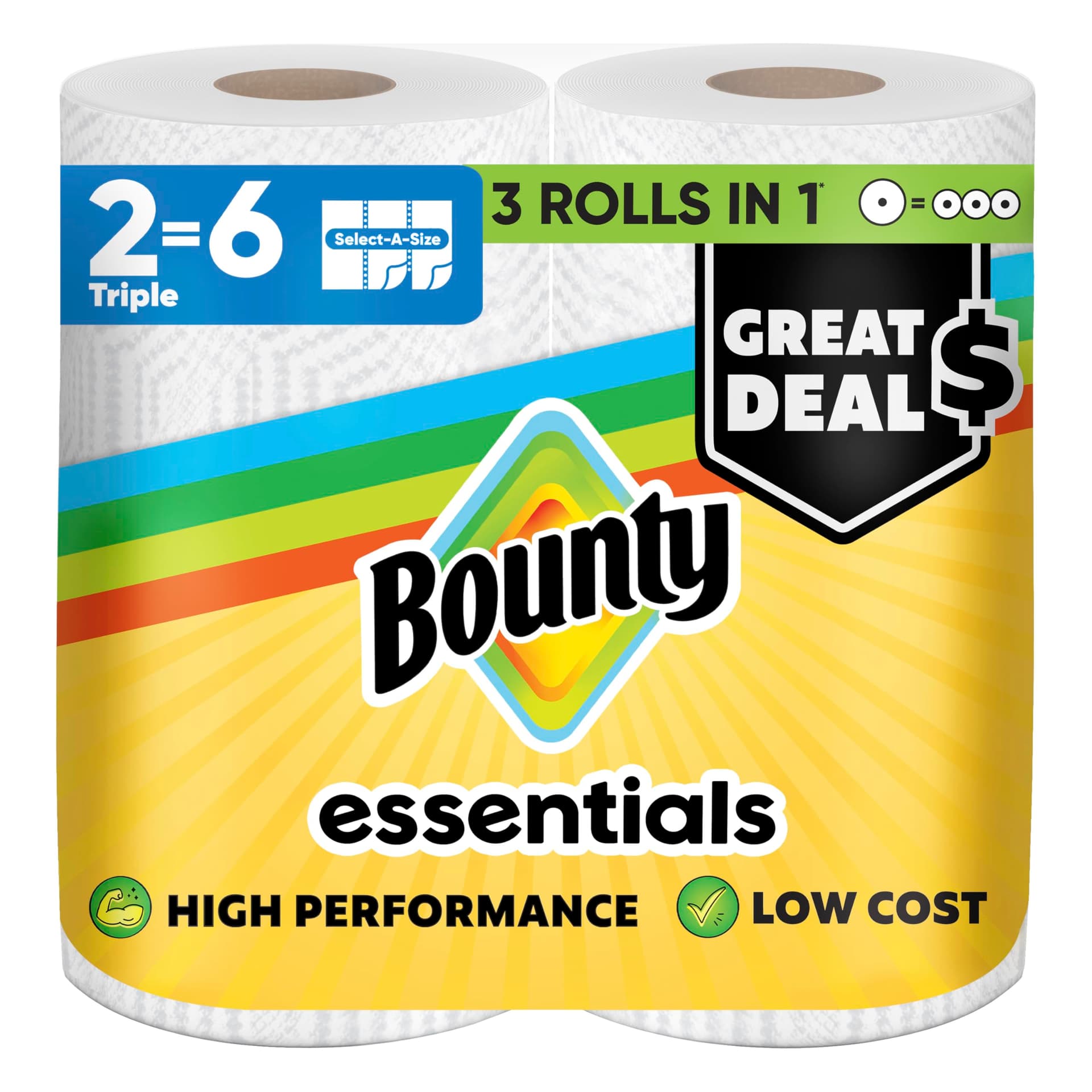 Bounty Essentials Paper Towels: Smart & Affordable