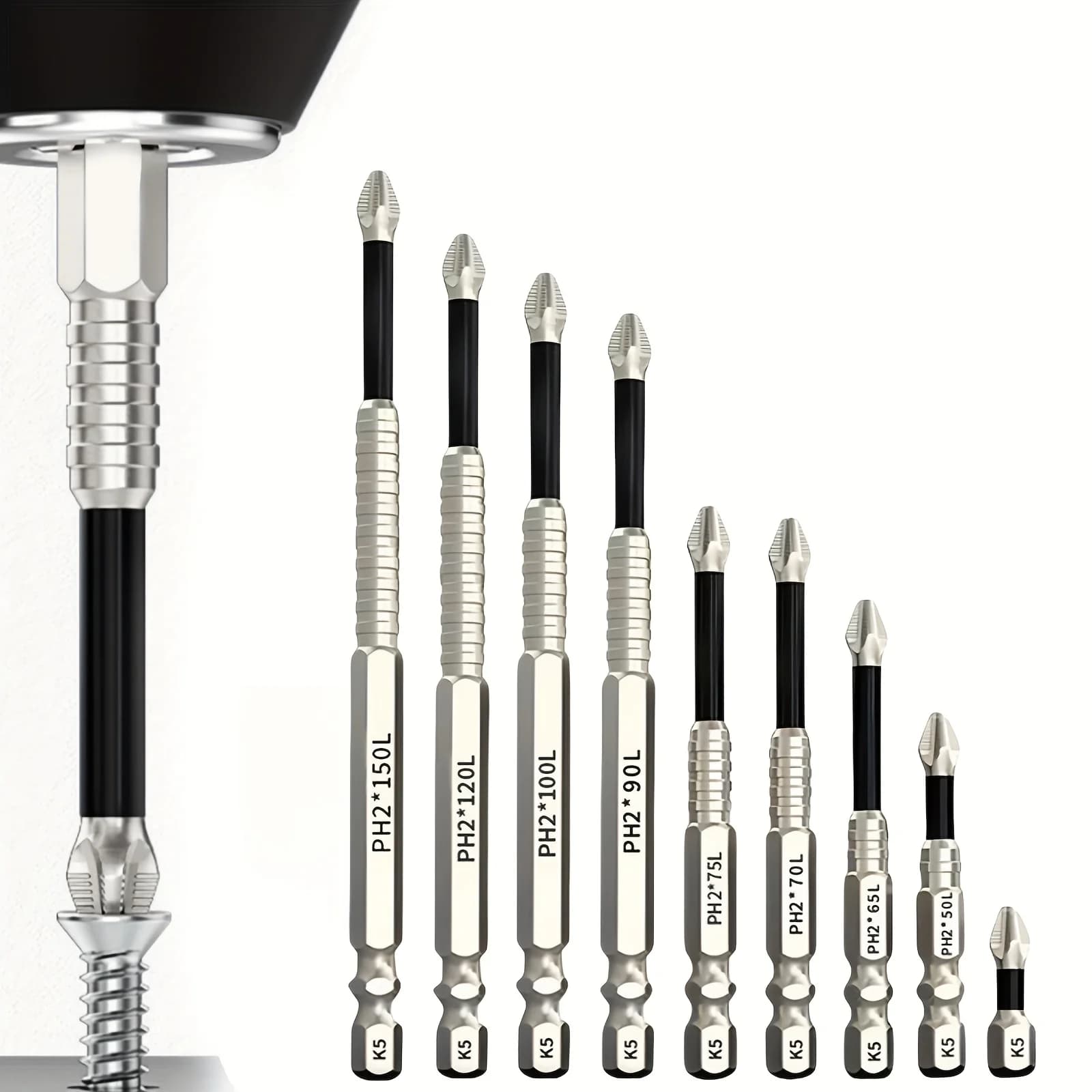 K5 Non-slip High Hardness Bit S2 Strong Magnetic