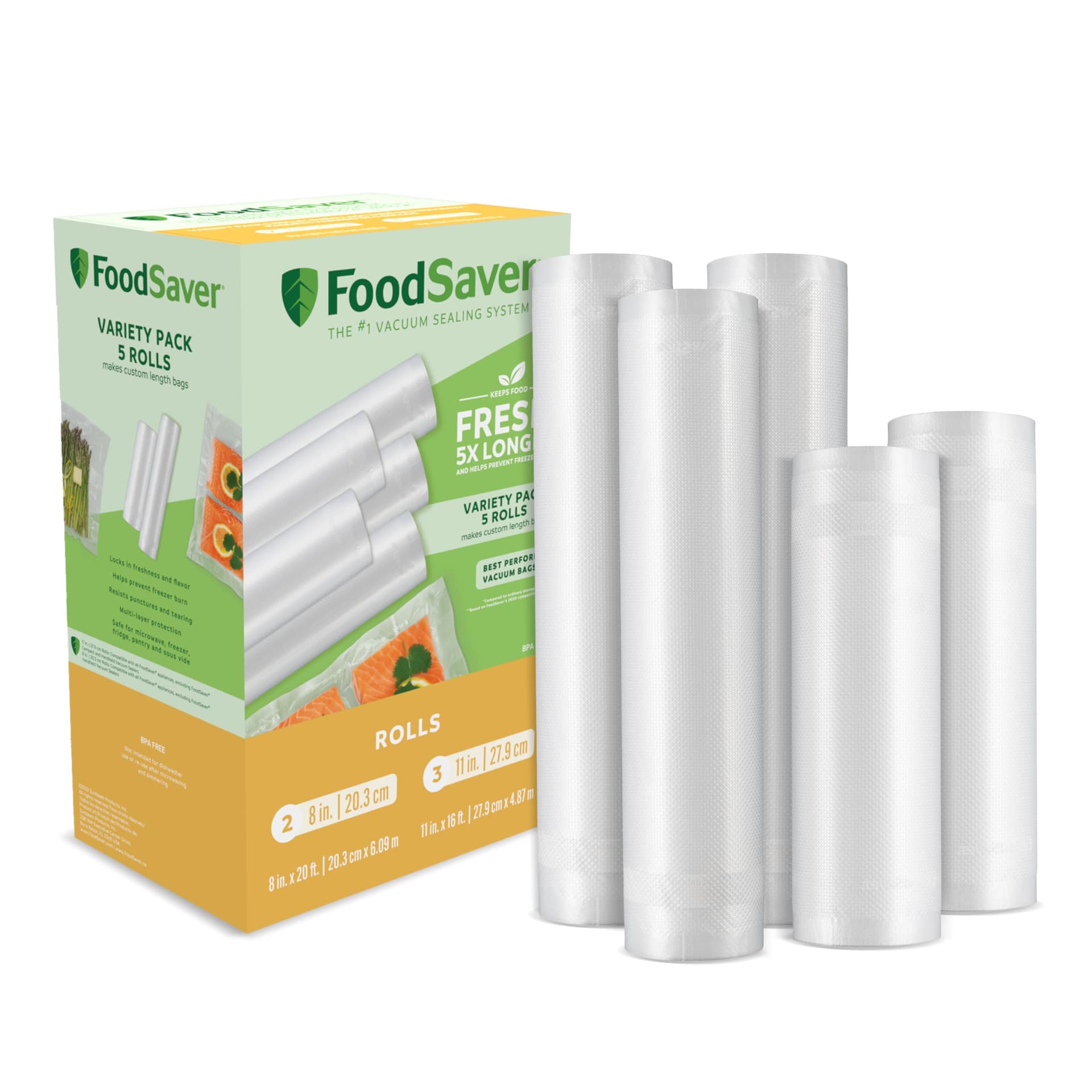 Custom Length Vacuum Sealer Bags for Food Storage