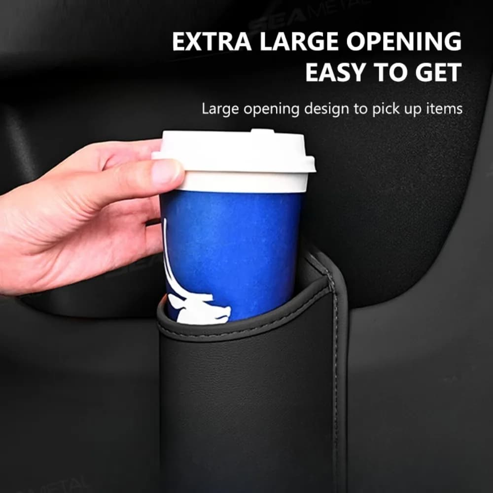 Car Door Cup Holder Leather Automotive Drink Rack
