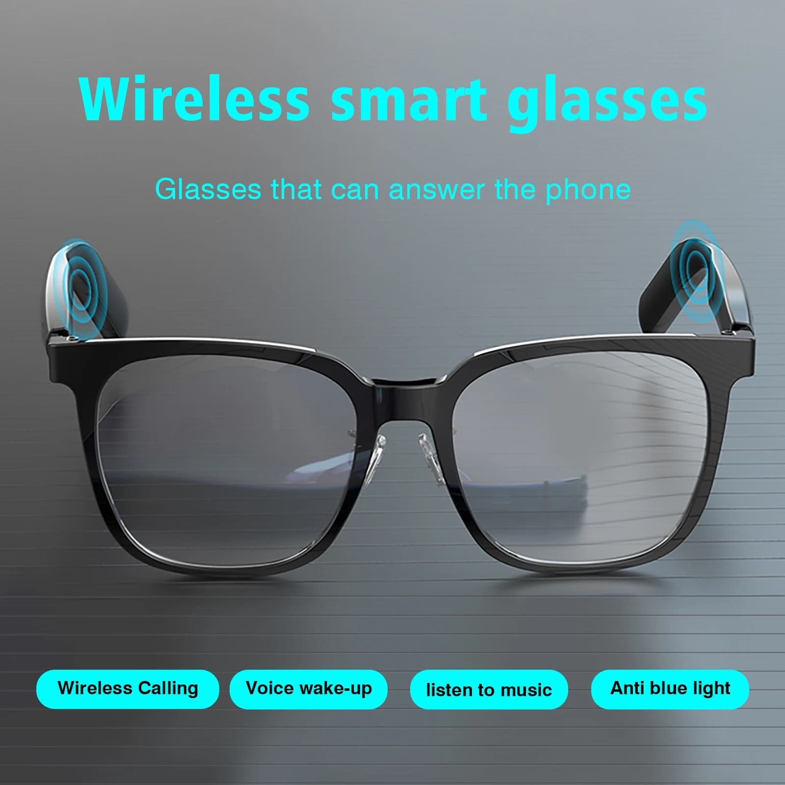 Innovative Wireless Smart Glasses for Music & Calls