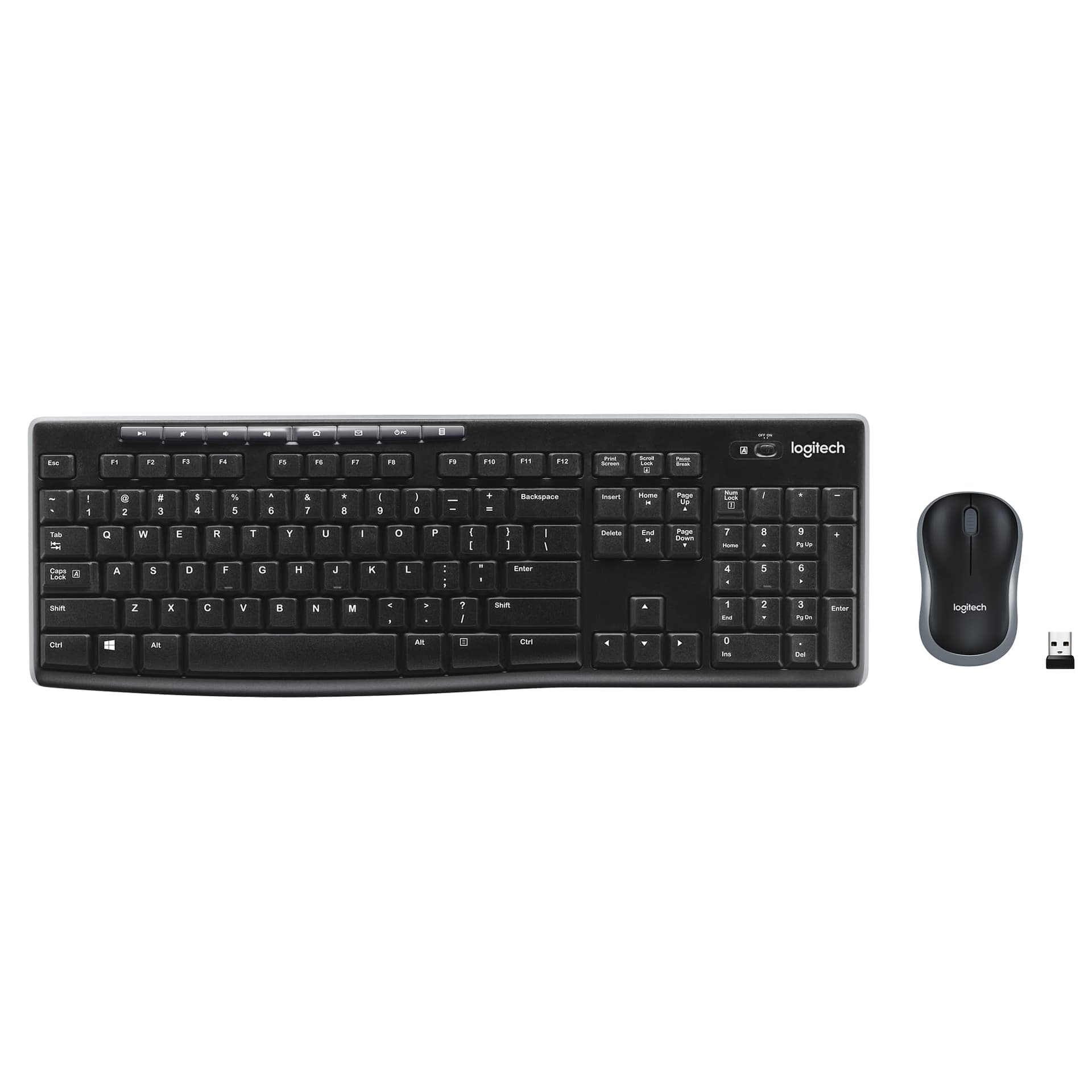 Logitech MK270 Wireless Keyboard and Mouse Combo for