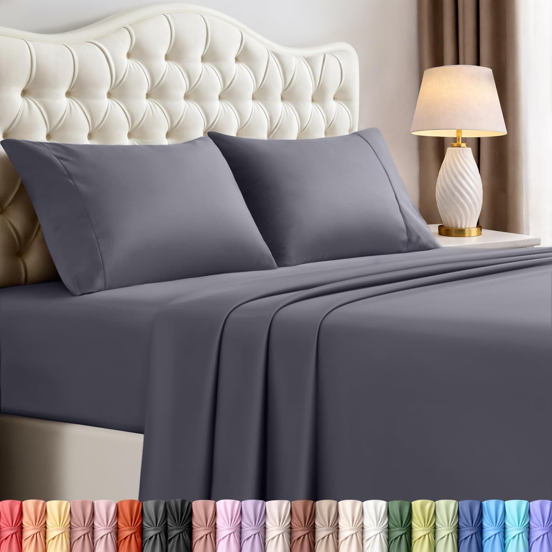 Soft Microfiber Queen Sheet Set Trending on Amazon