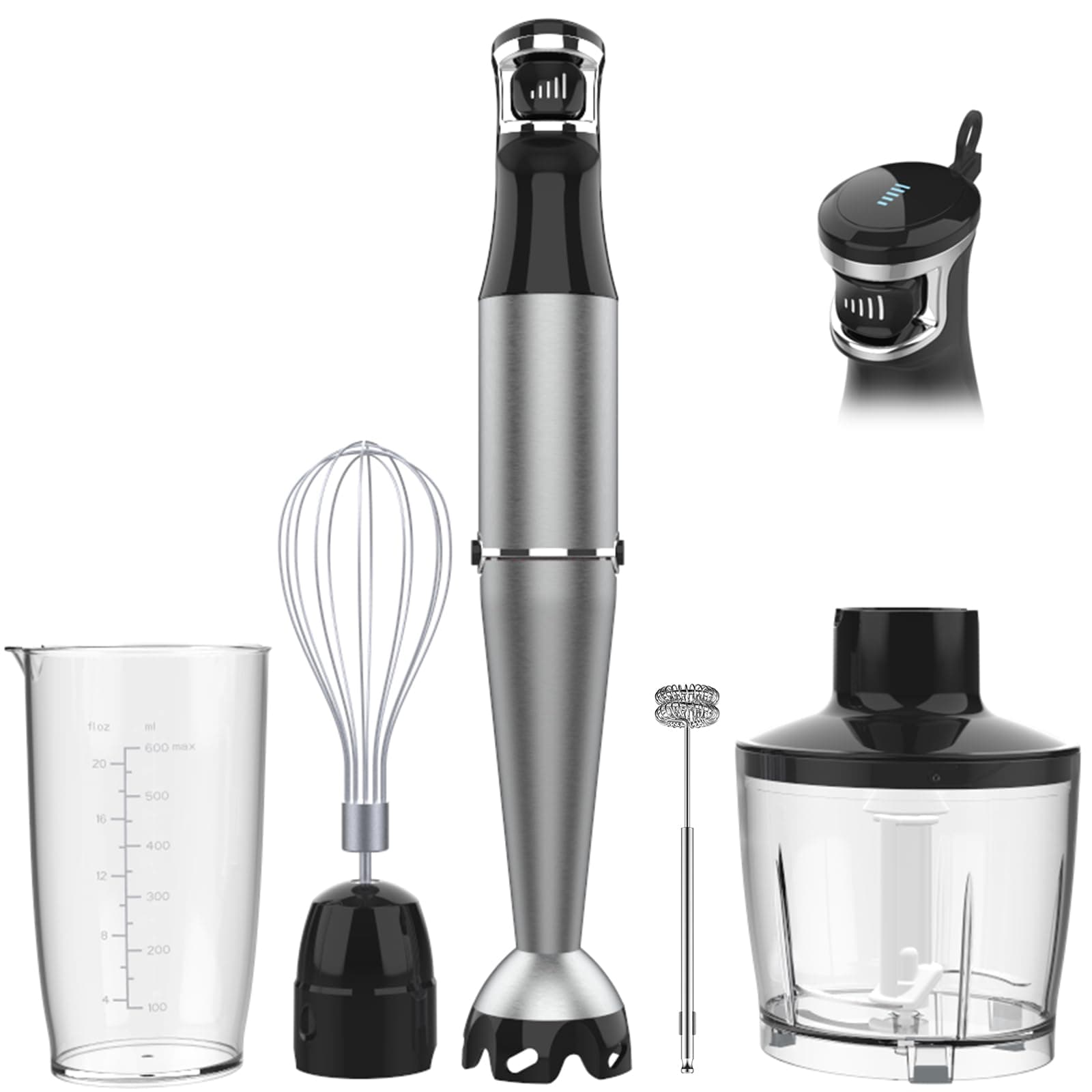 Turelar 1100W Immersion Blender: Smooth Soups & More