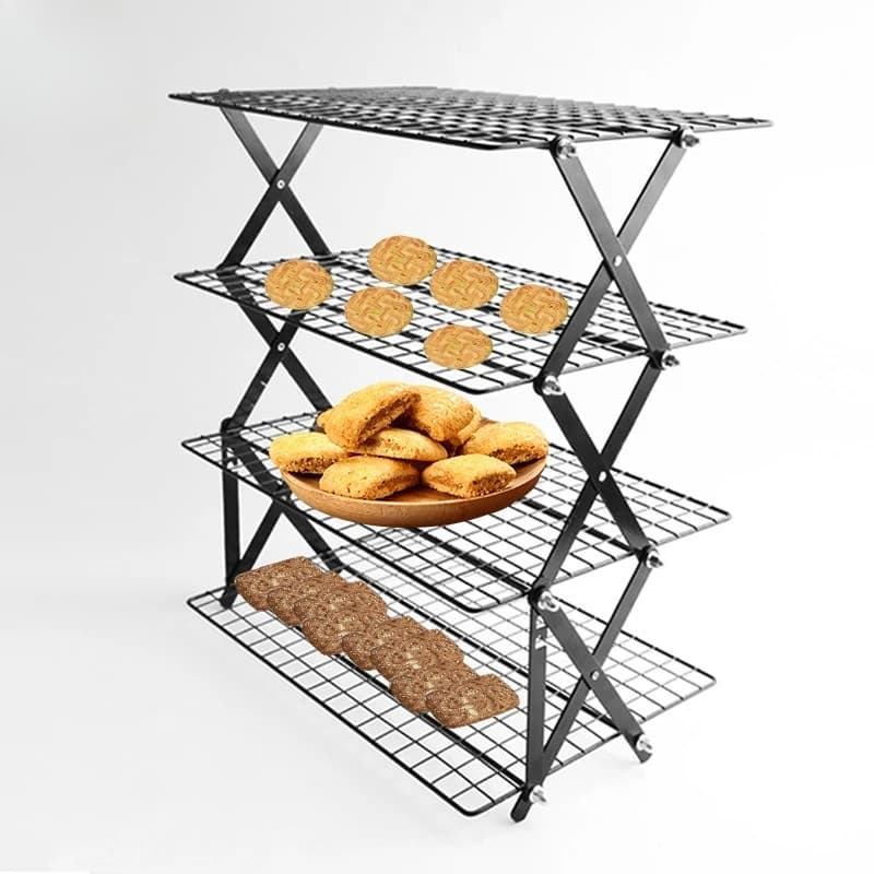 Versatile Four-Layer Baking Rack for Your Kitchen