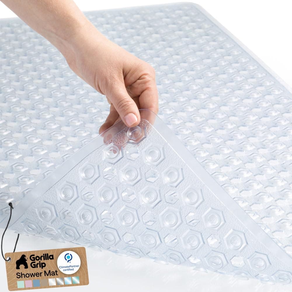 Gorilla Grip Bath Mat: Secure & Soft Shower Essential