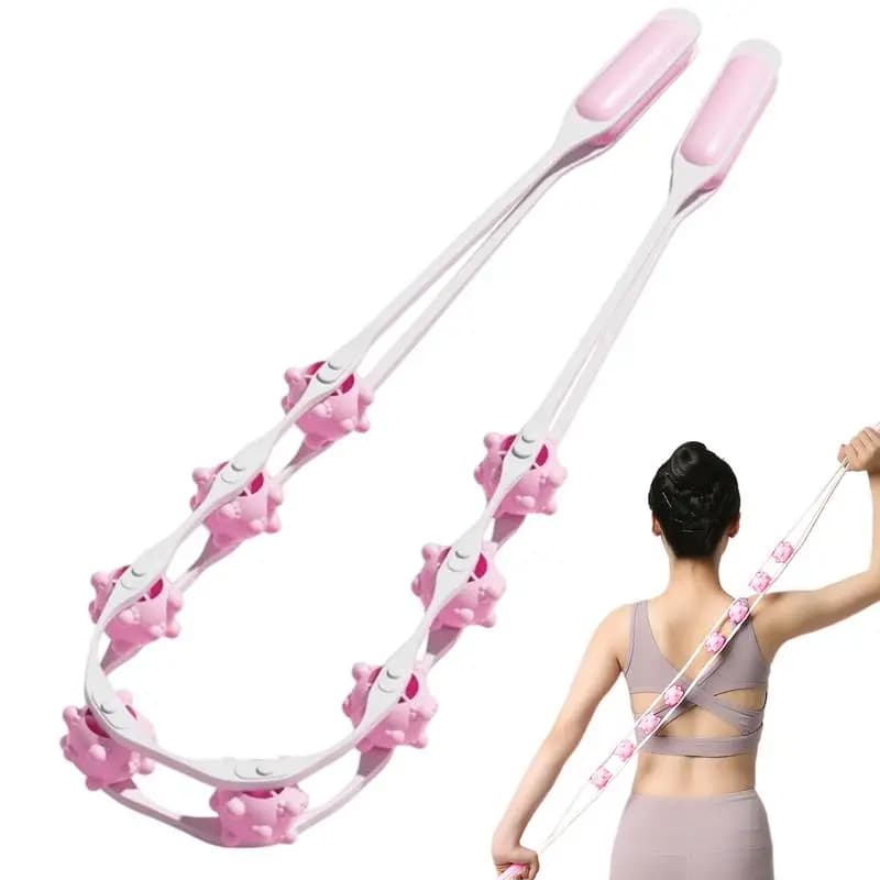 Rope Roller Massager Eight-wheel Acupoint Massage Roller