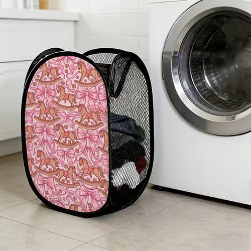 Trendy Collapsible Laundry Basket for Small Spaces