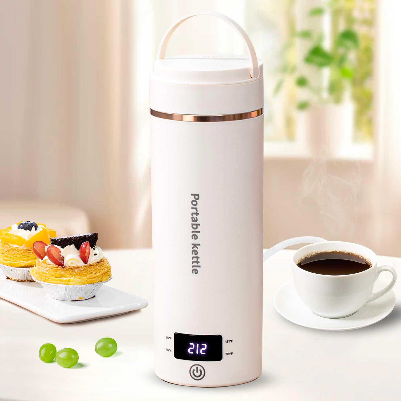 Portable Electric Kettle with Smart Temperature Control