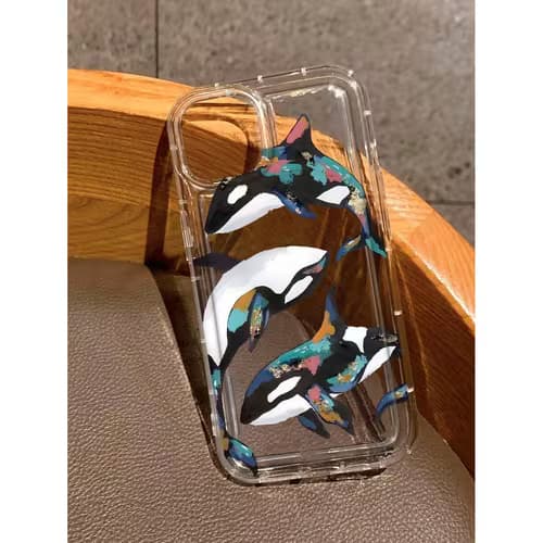 Stylish Deep Sea Whale Phone Case for iPhone