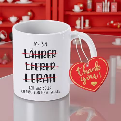 1pc 11Oz LAHRER LEERER LERAH Logo Coffee Cup