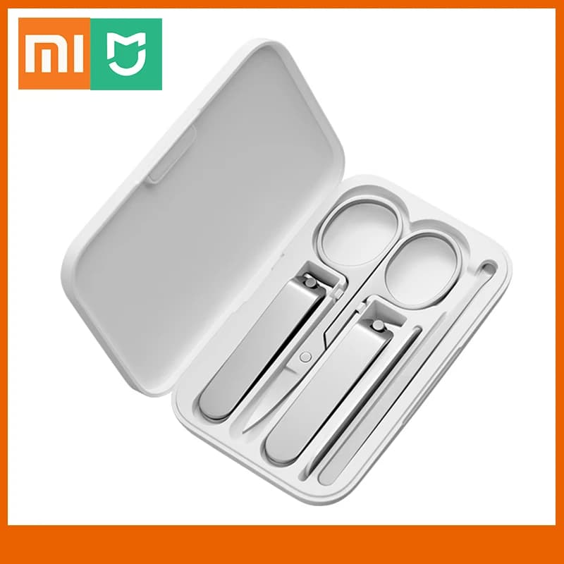 Original Xiaomi mijia Manicure Nail Clippers 5pcs/set Pedicure