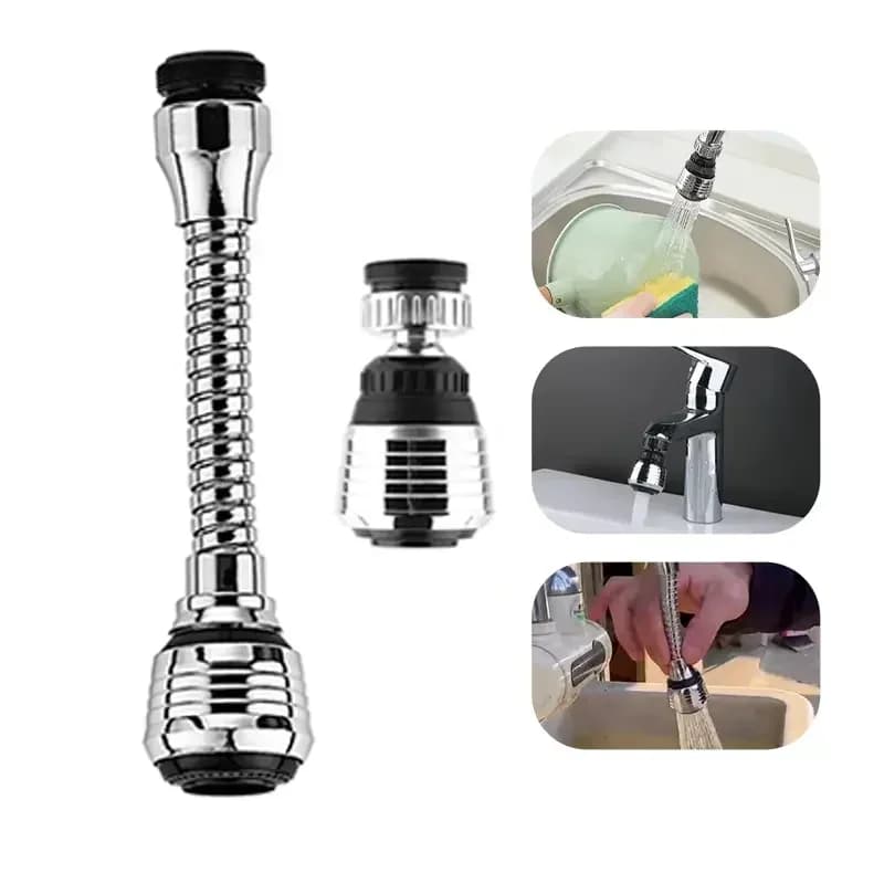 Transform Your Kitchen with a 360° Faucet Nozzle