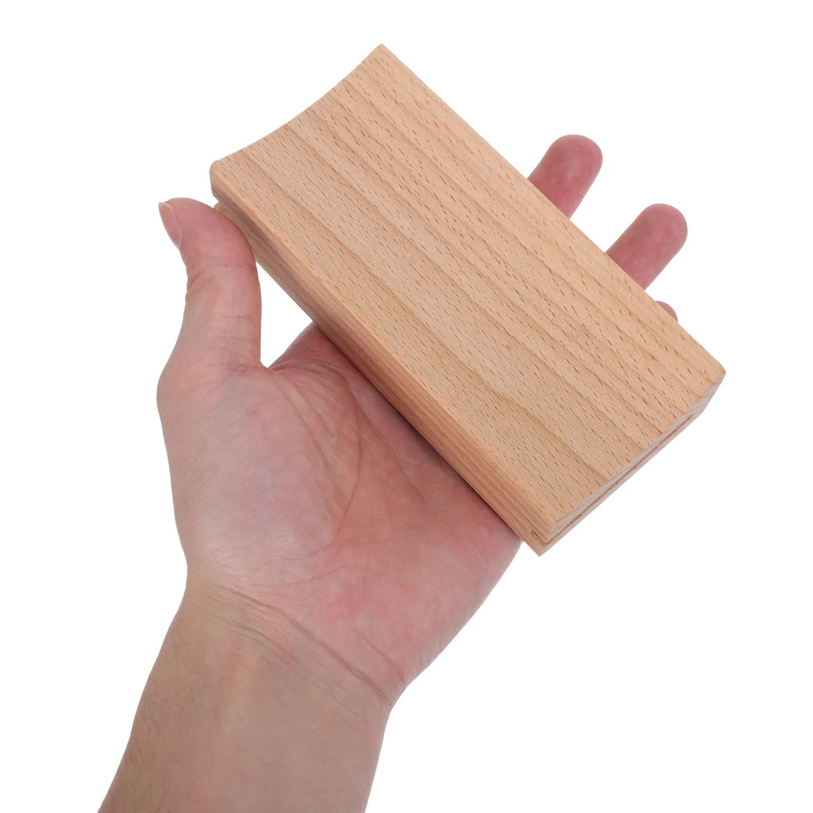 2Pcs Rolling Pin Base Wood Non-Slip Holder Stable