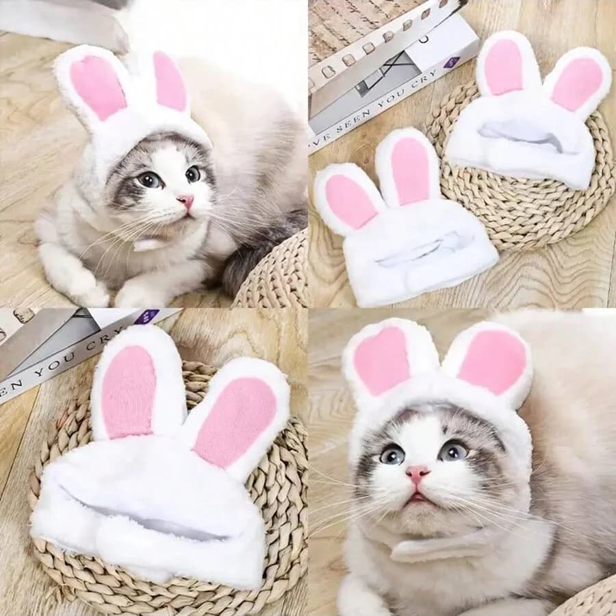Pet Hat Cat Headgear Lion Rabbit Ears Dog
