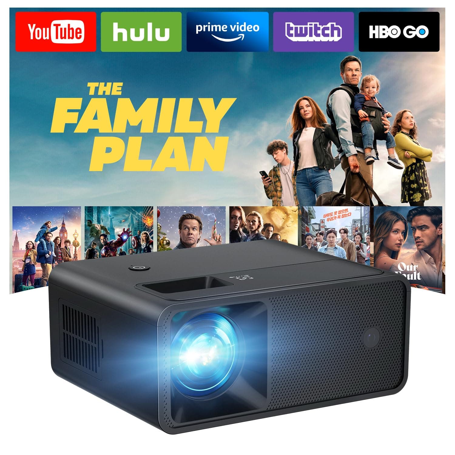 CiBest Mini Projector: Portable 1080P Experience