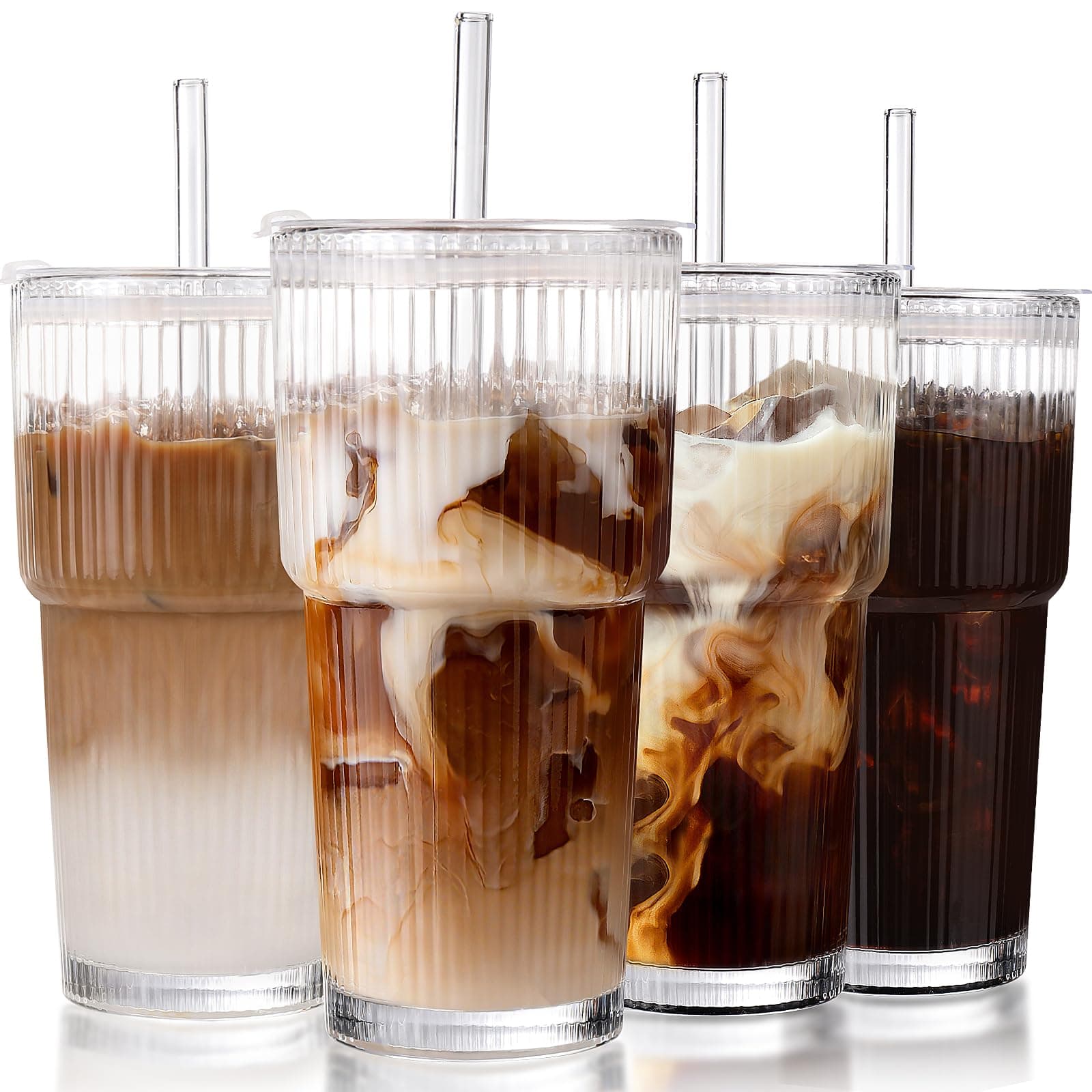 Stylish Leak-Proof Iced Coffee Cups for On-the-Go