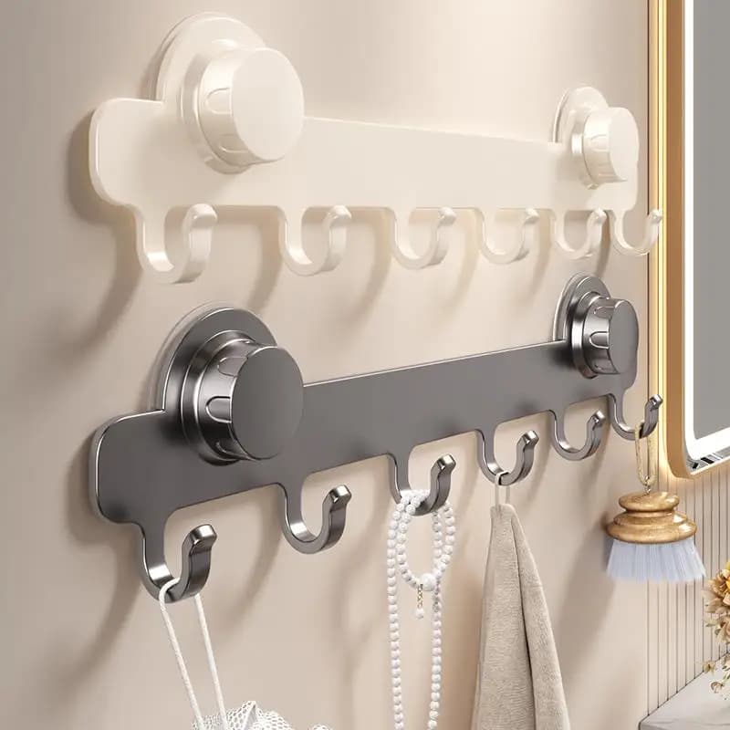 Innovative Suction Cup Towel Rack for Your Bathroom
