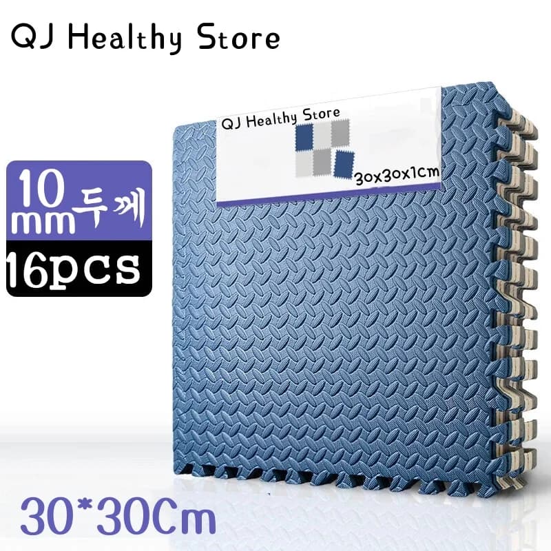 30*30cm Thicken Sports Gym Mat Protection EVA Leaf