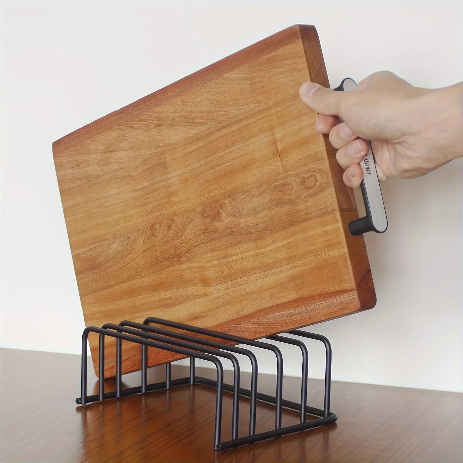 Streamline Your Kitchen with This Cutting Board Rack