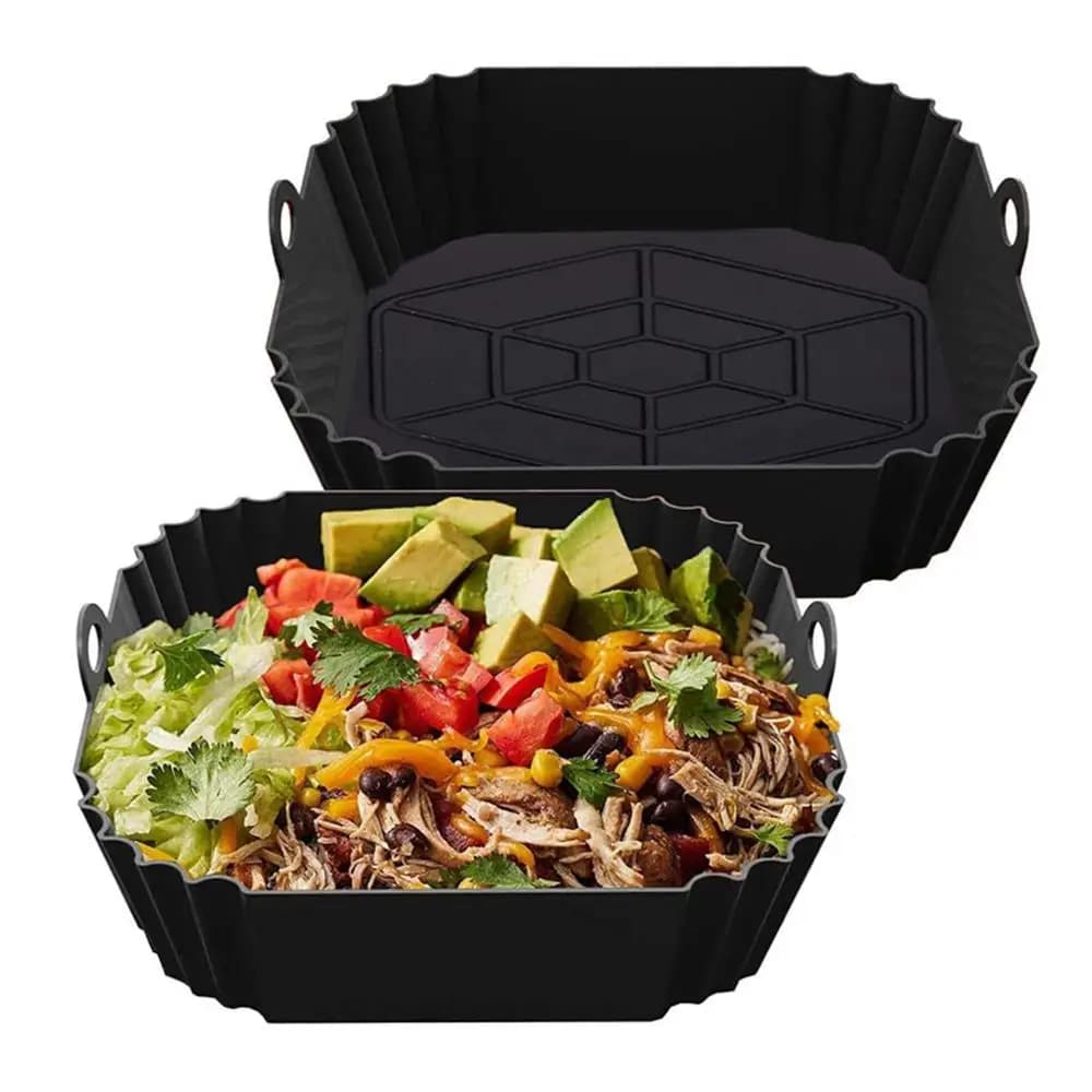 1pcs Air Fryer Silicone Liners Square Airfryer Liners