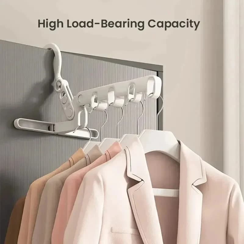Portable Foldable 5-Hole Clothes Hanger