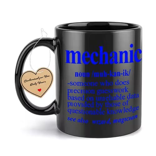 Trendy Mechanic Definition Mug for All Occasions