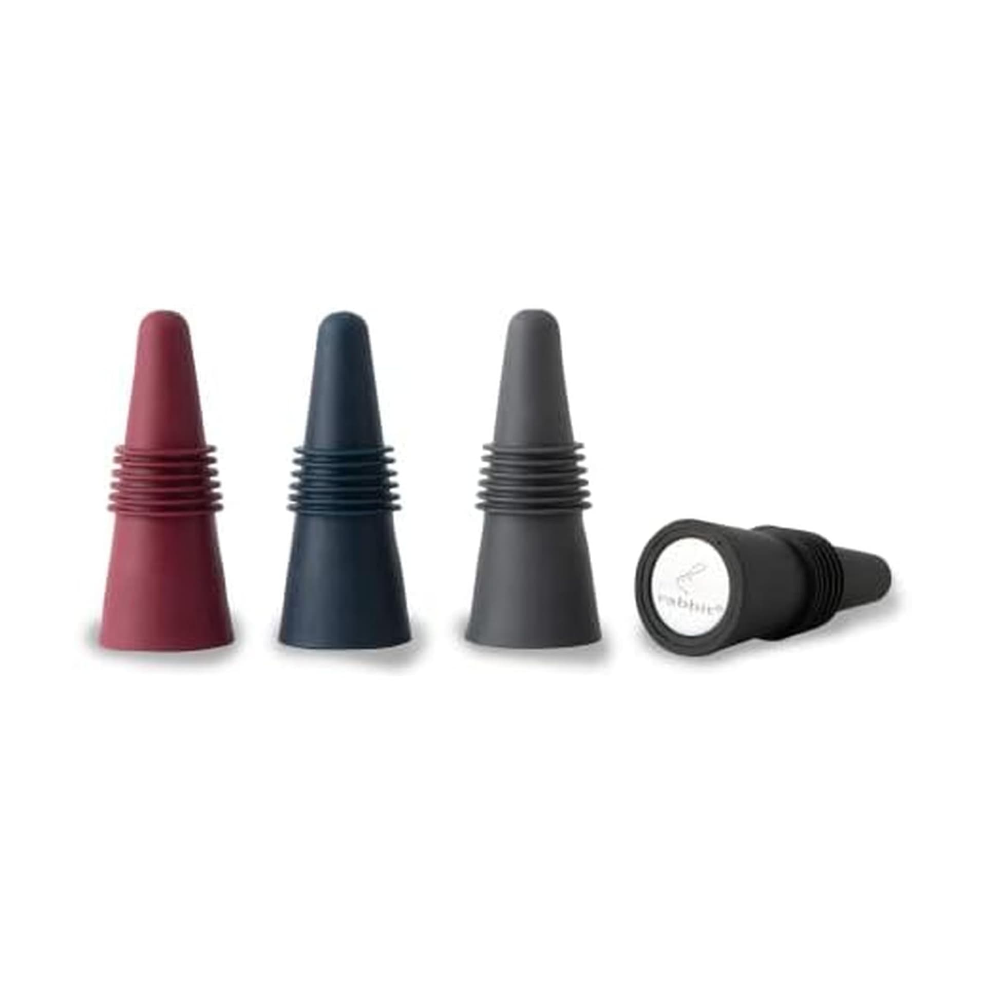 Rabbit W6121 Bottle Stoppers Set of 4