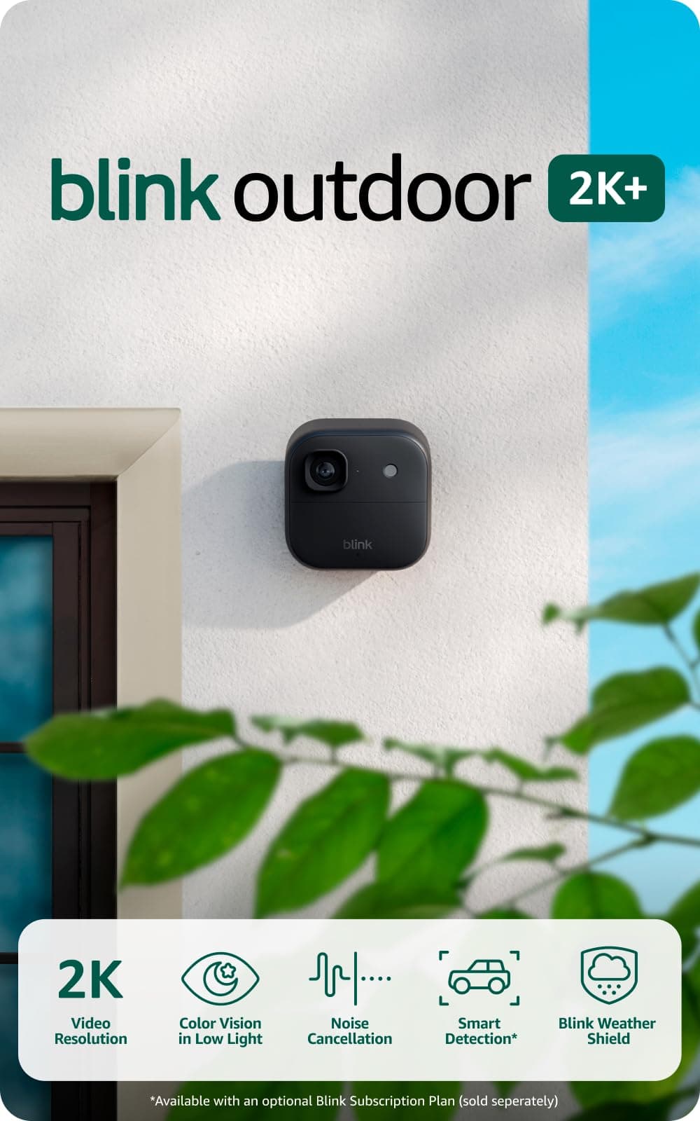 Blink Outdoor 2K+ Security Camera: Clarity & Convenience