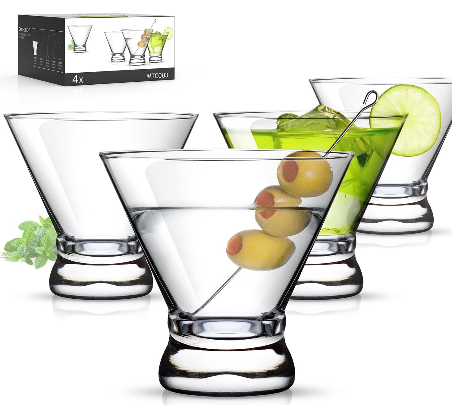 LUNA & MANTHA Martini Glasses
