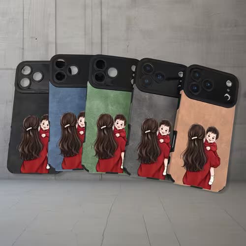 Stylish Mother-Son Phone Case: A Touch of Love