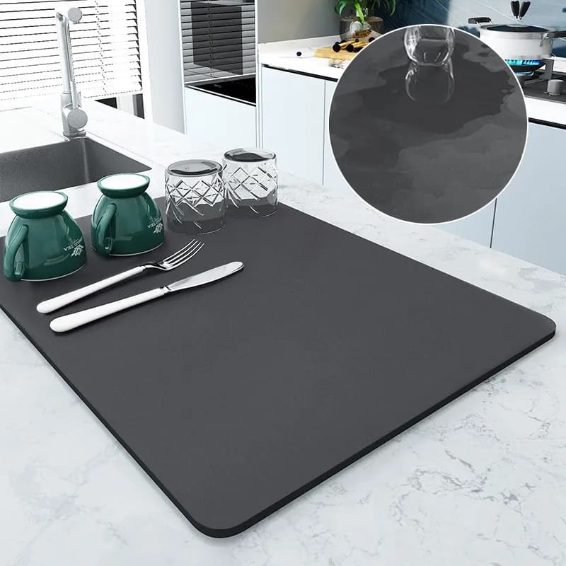 Super Absorbent Kitchen Mat: Quick-Dry Solution