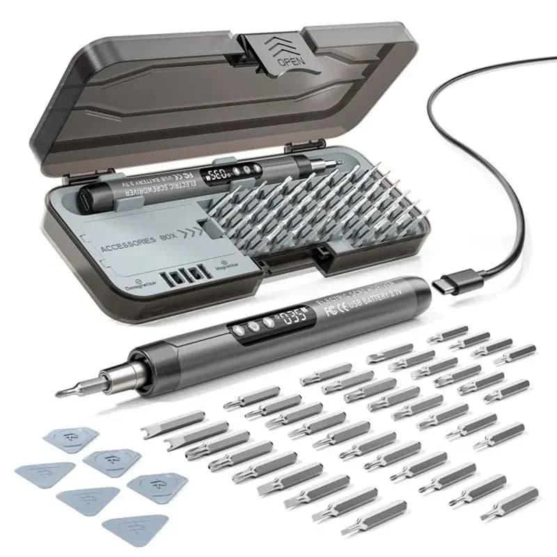Electric Screwdriver Set Precision Power Tool Kit Rechargeable