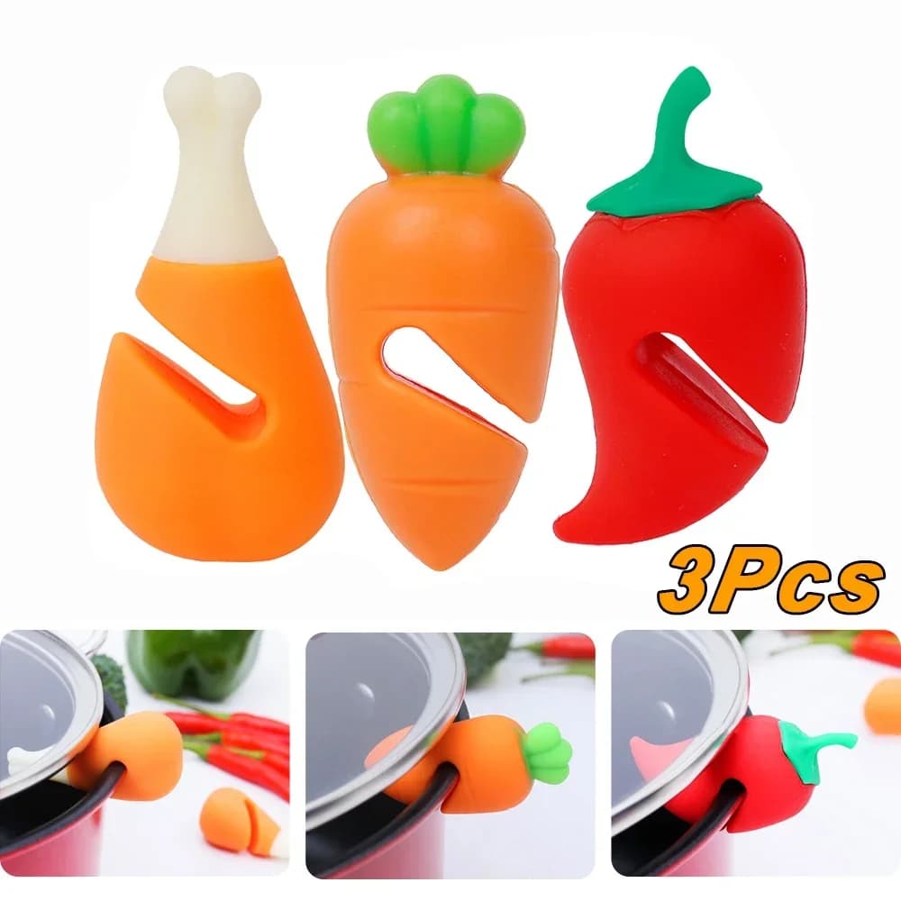 Silicone Pot Lid Stoppers: Trendy Kitchen Must-Have