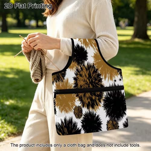 Chic Crochet Hook Storage Bag for Knitters