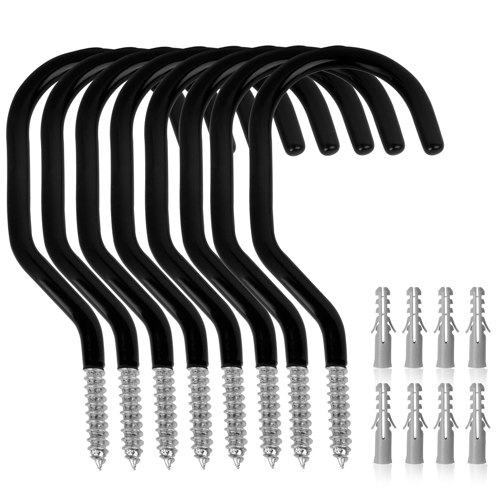 GURADESIGN 8-Pack Heavy Duty Bike Hook