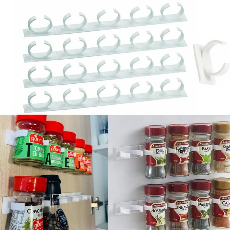 Space-Saving Wall-Mount Spice Organizer