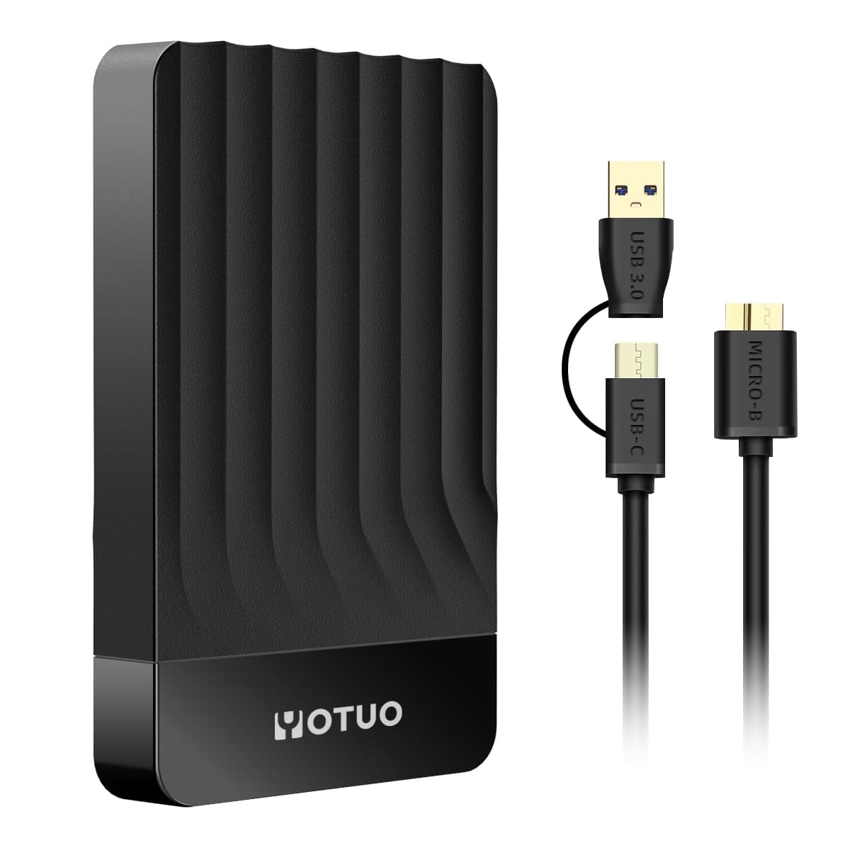 Versatile 500GB Portable HDD for Gaming & Work