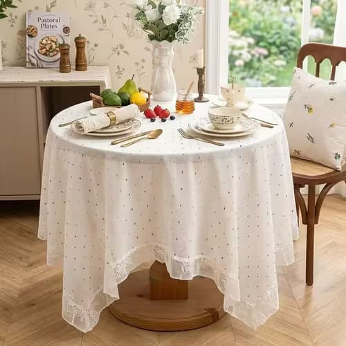 Charming Candy Bean Tablecloth for a Fresh Look