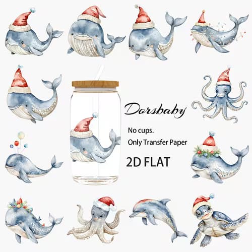 Trending Sea Turtle Christmas Transfers for Crafts