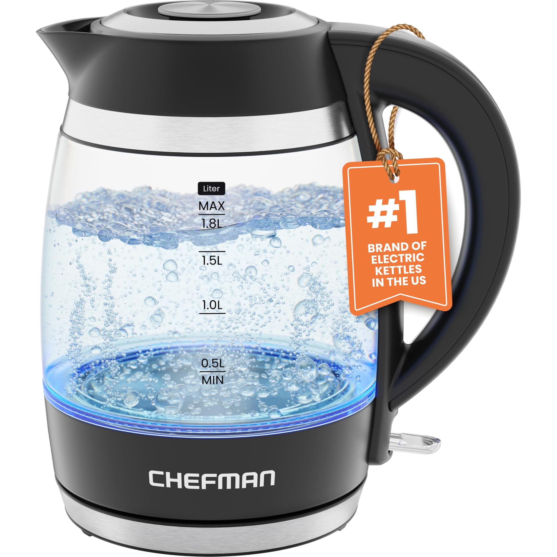 Rapid Boiling with Chefman Electric Kettle