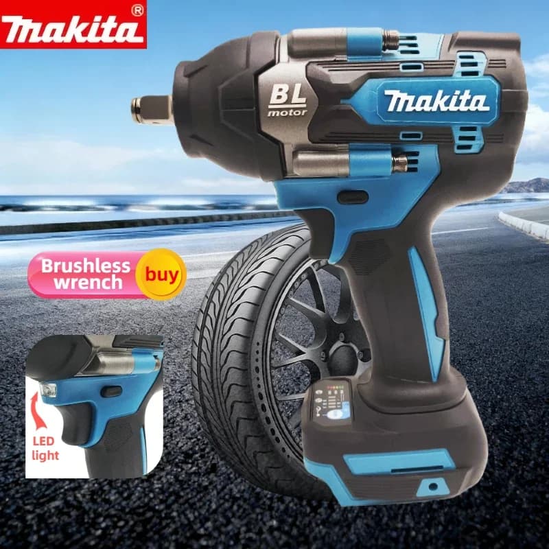 Makita DTW700 Cordless 1000N.m Impact Wrench Brushless