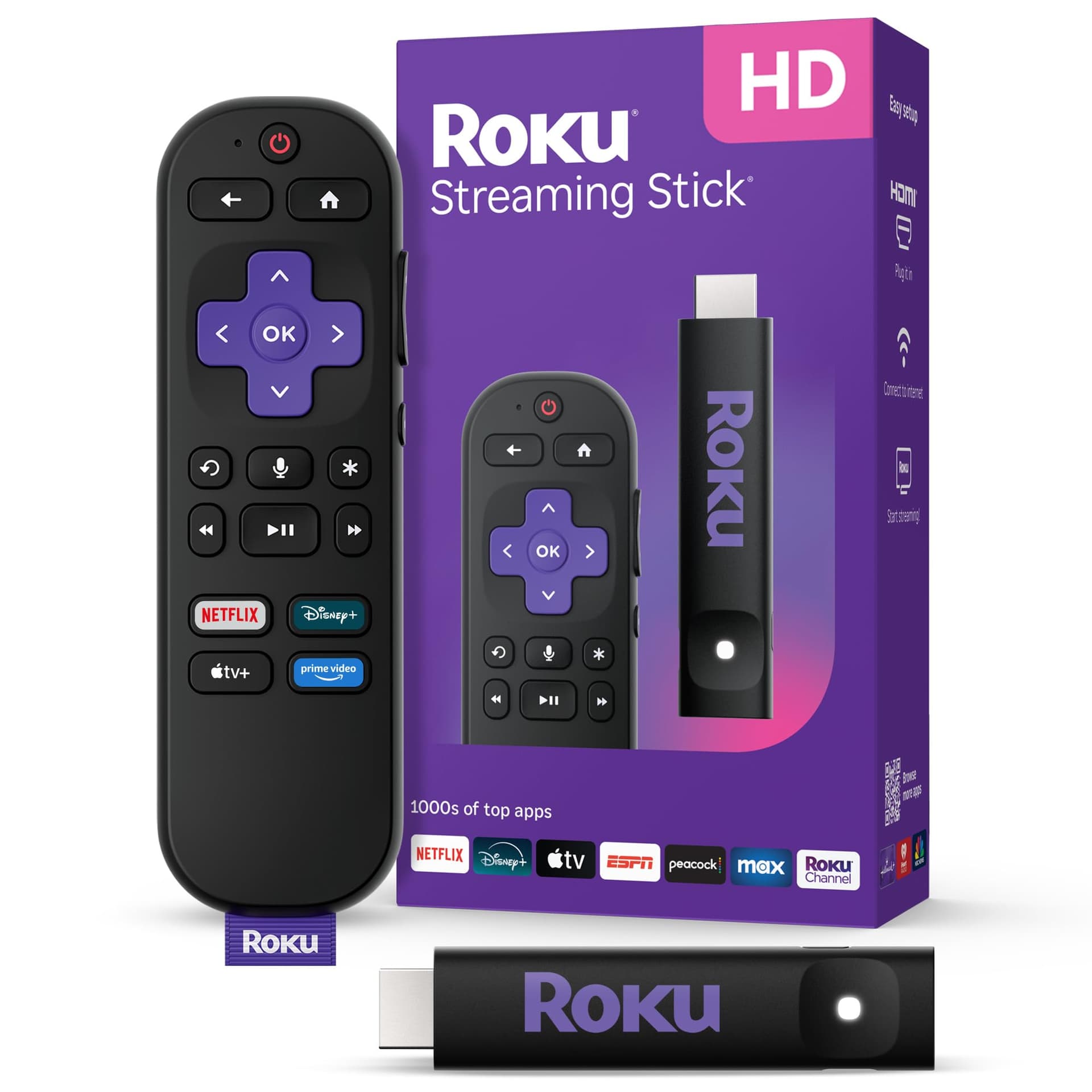 Roku Streaming Stick HD: Compact Streaming Power