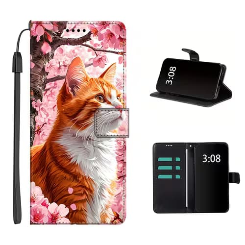 Phone Case - Ginger Cats Luxury Faux Leather