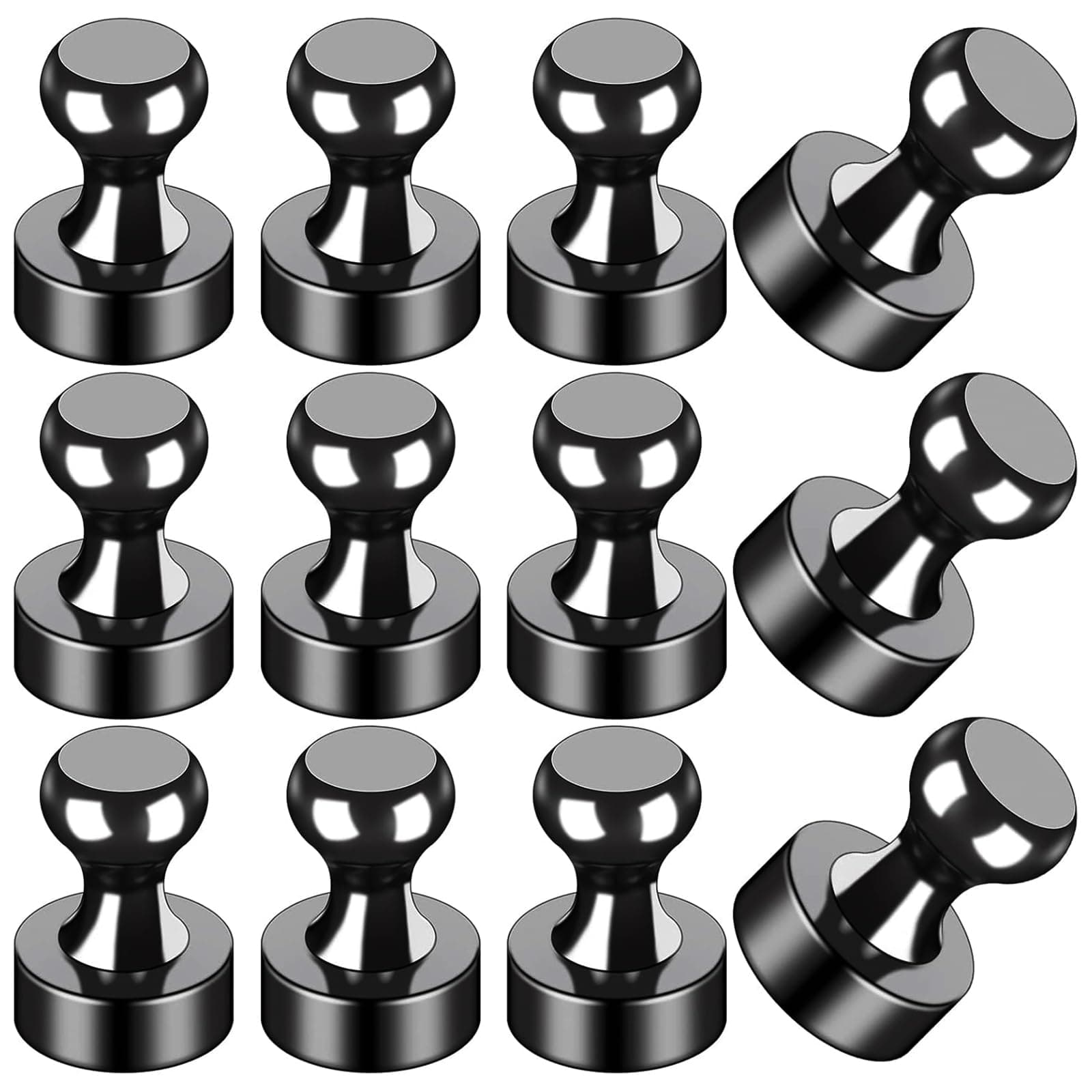 LOVIMAG Fridge Magnets 12Pcs Refrigerator Whiteboard Small
