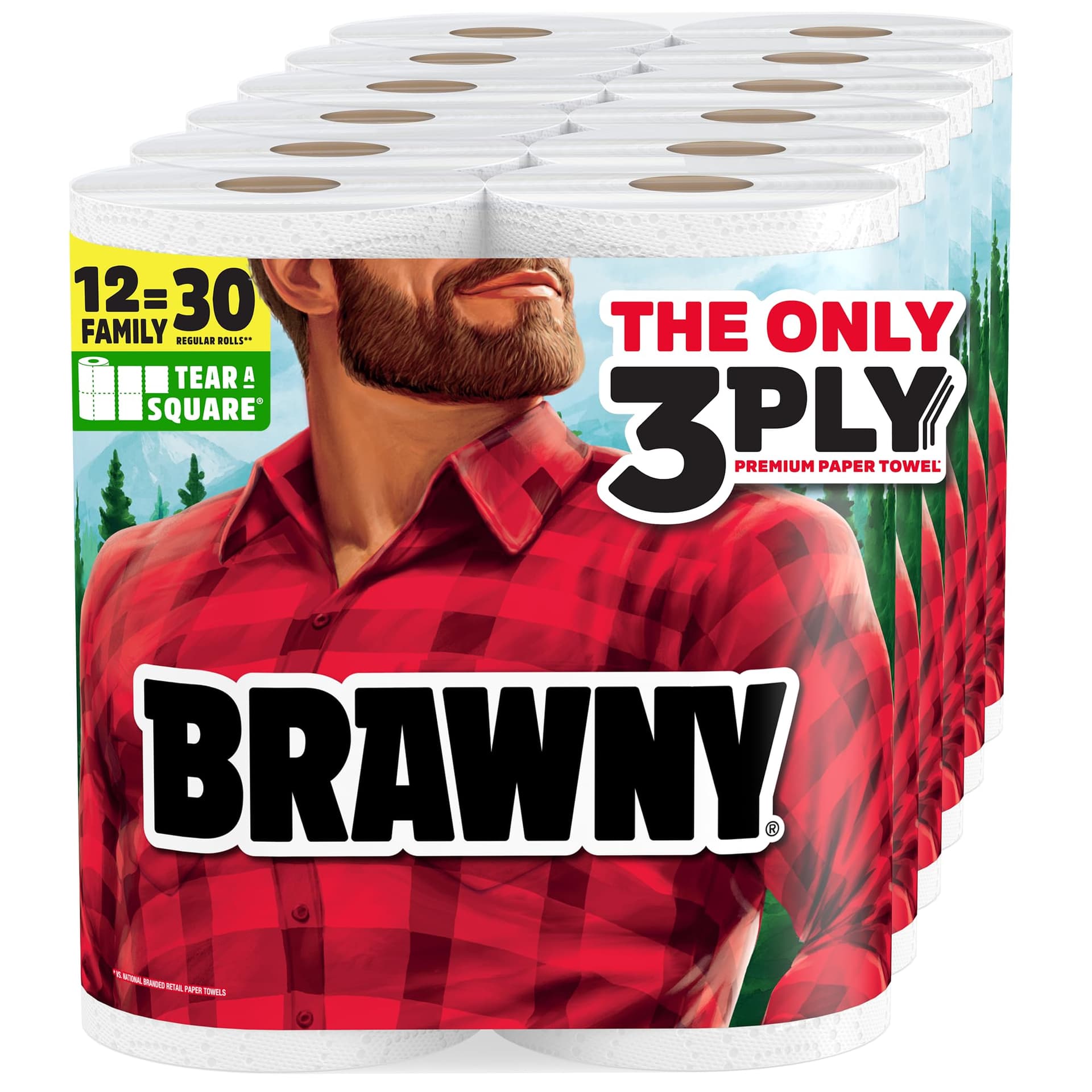 Brawny Tear-A-Square: Versatile Paper Towels