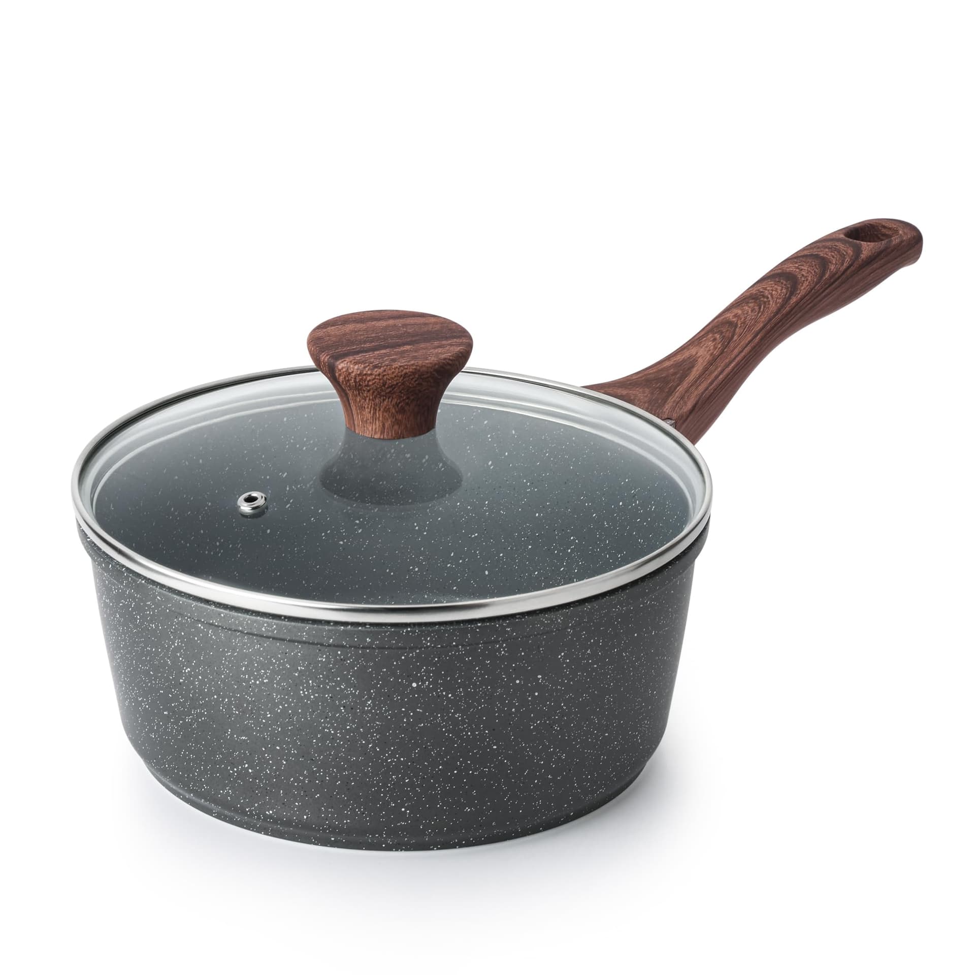 SENSARTE Nonstick Saucepan with Lid