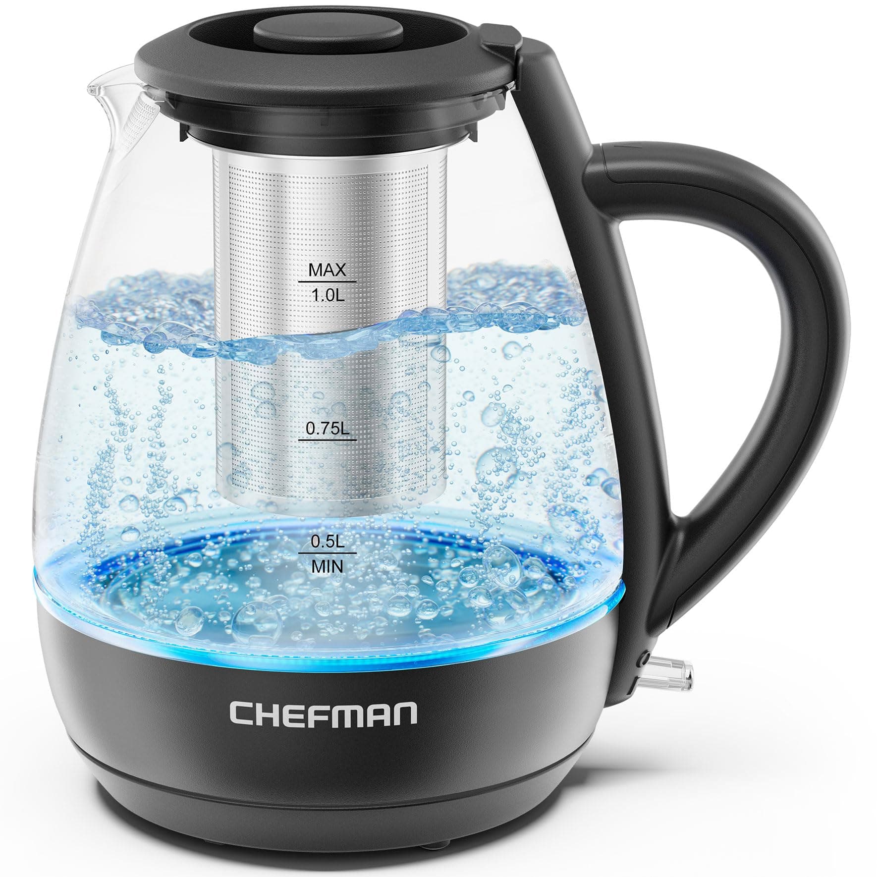 Compact Chefman Electric Kettle: Fast & Efficient